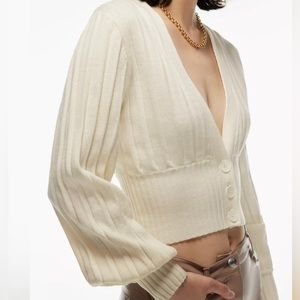 Wilfred Plunge Front Cardigan